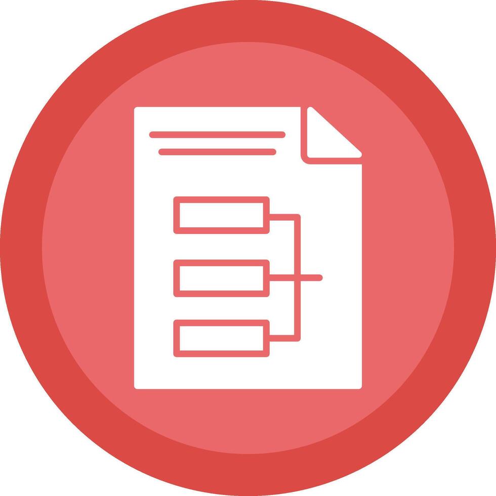 Infographic Glyph Due Circle Icon Design vector