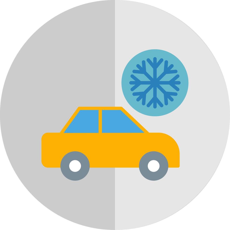 Air Flow Flat Scale Icon Design vector