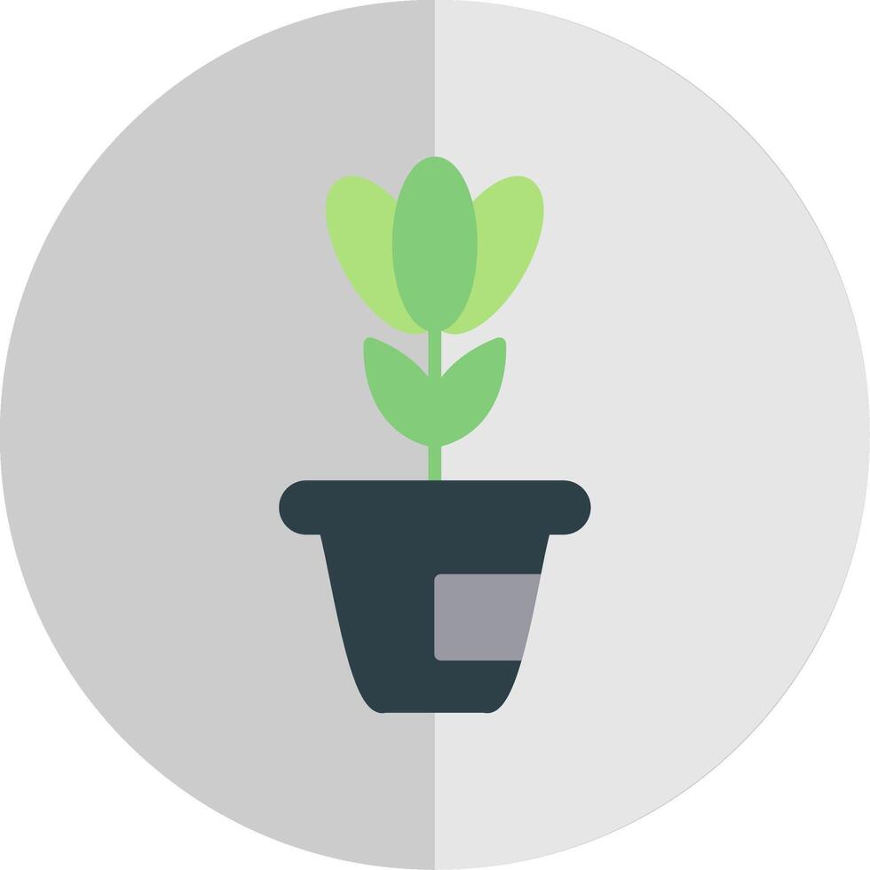 Plant Flat Scale Icon Design vector