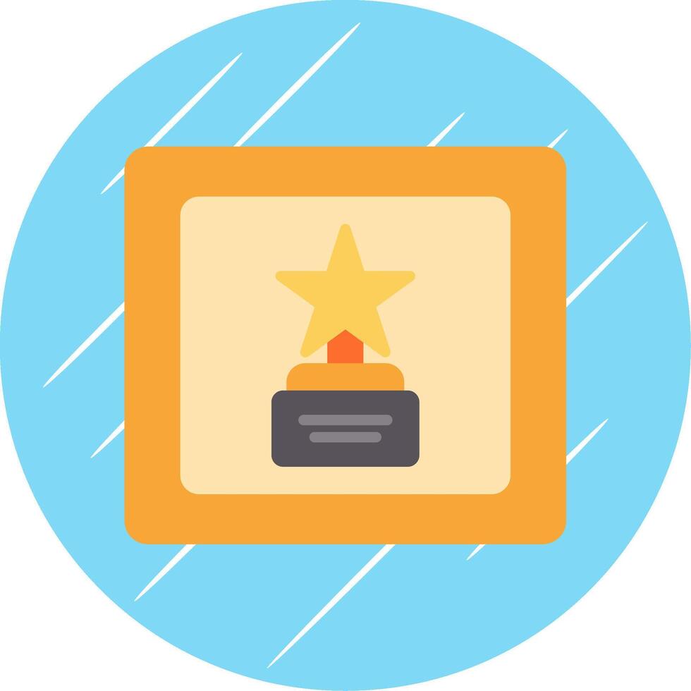 Frame Flat Circle Icon Design vector