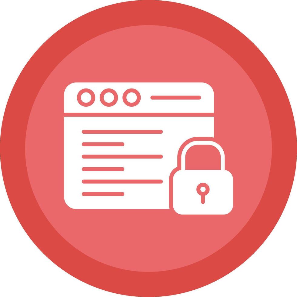 Browser Glyph Due Circle Icon Design vector