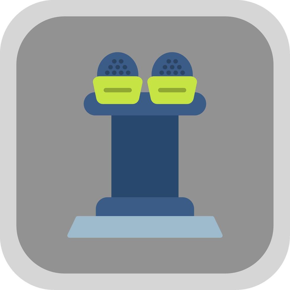 Press Release Flat round corner Icon Design vector
