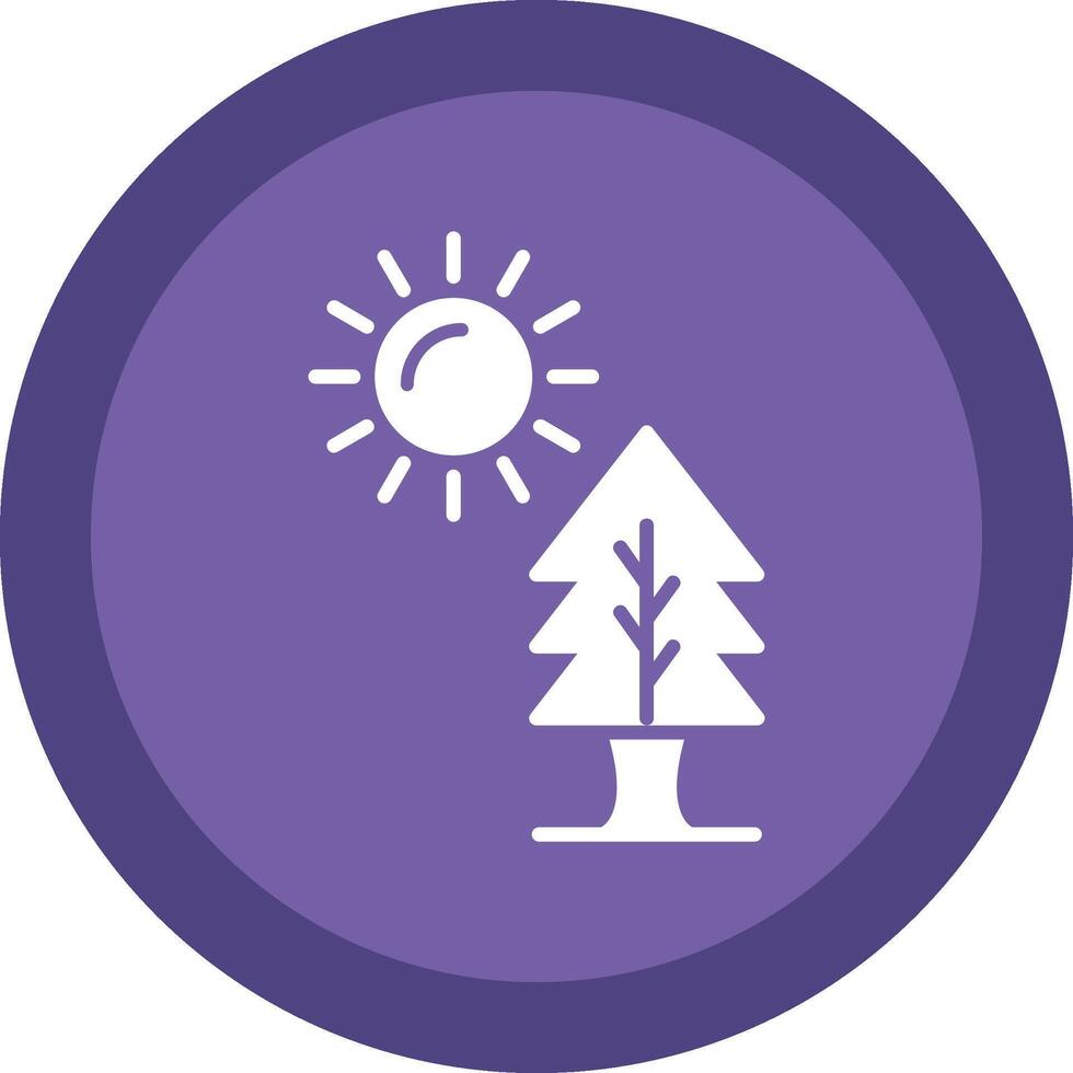 Sun Line Shadow Circle Icon Design vector