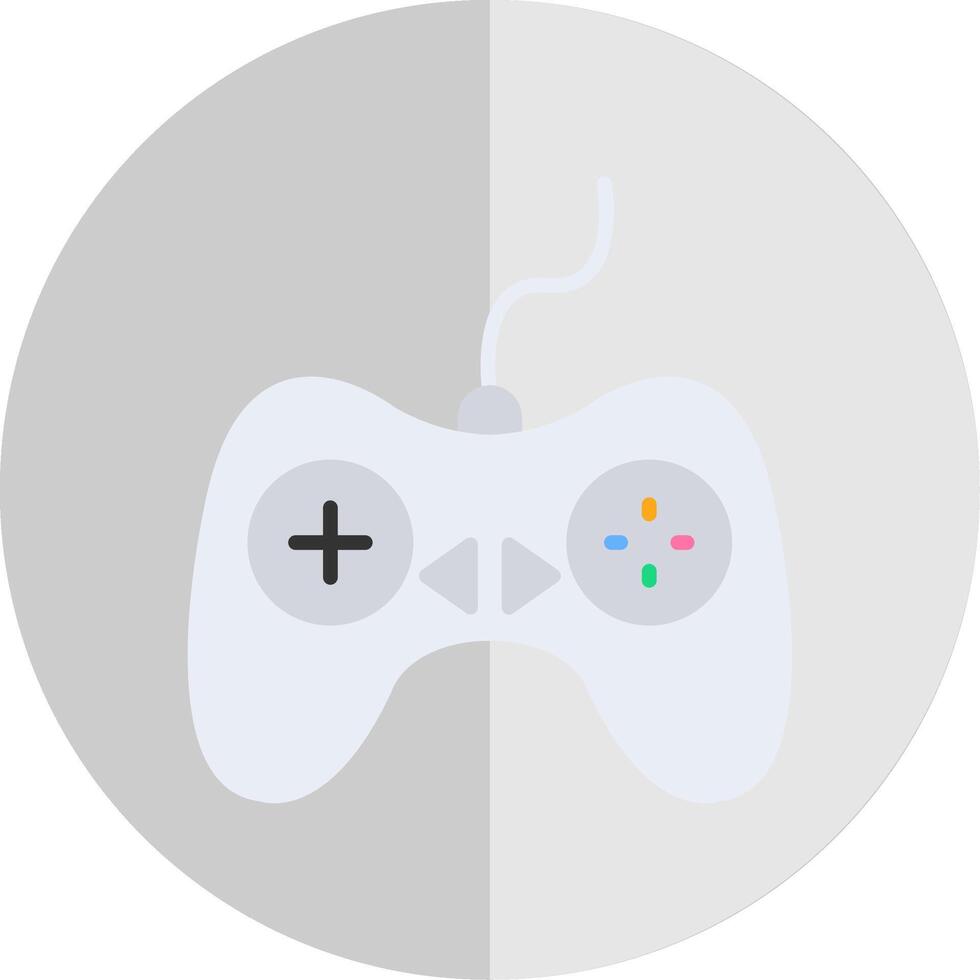 Controller Flat Scale Icon Design vector