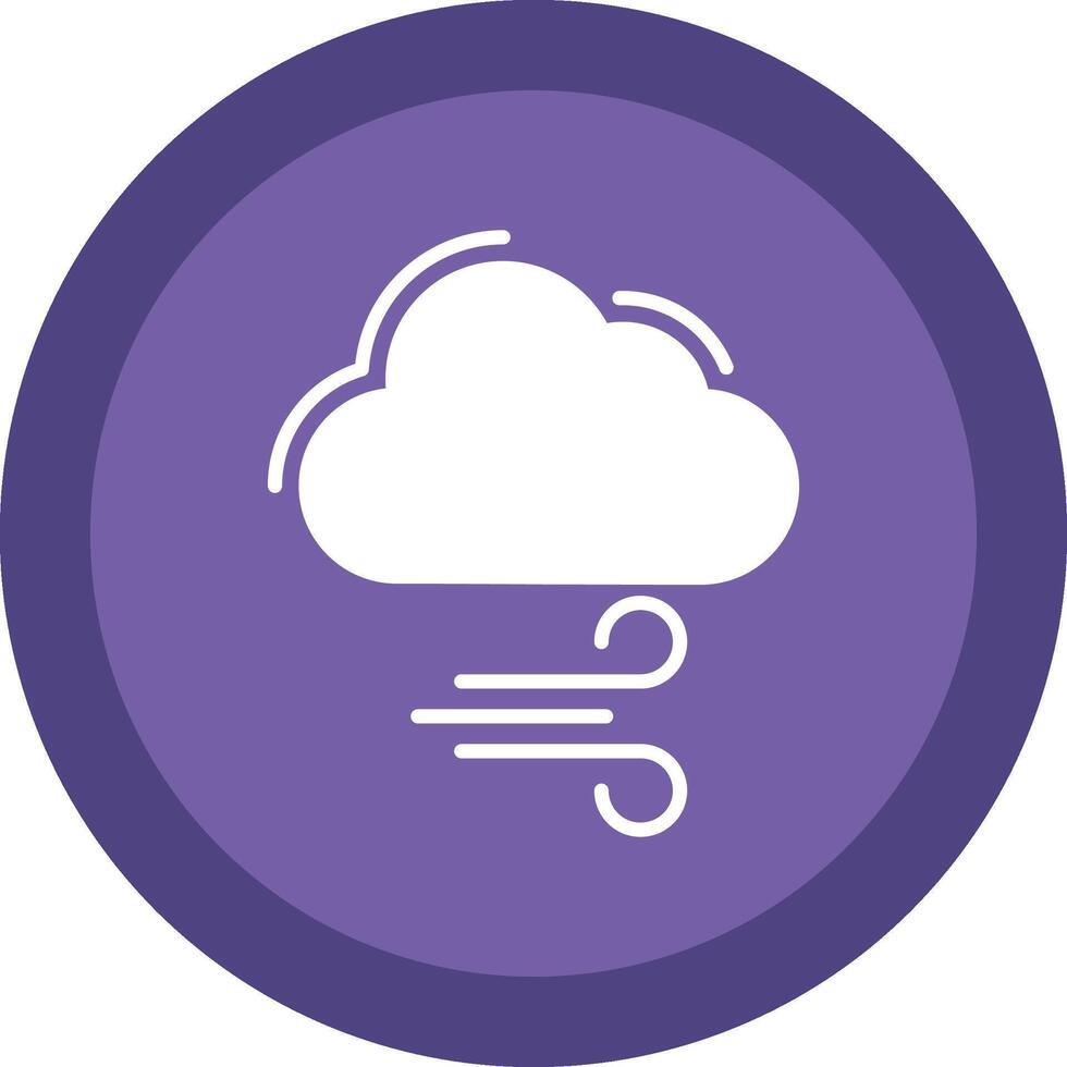 Breezy Glyph Due Circle Icon Design vector