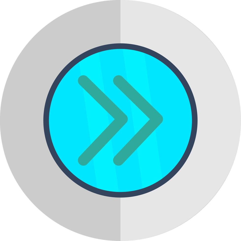 Chevron Flat Scale Icon Design vector