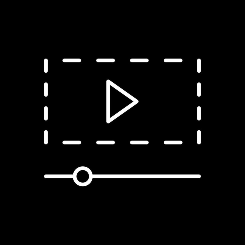 Line Inverted Icon Design vector