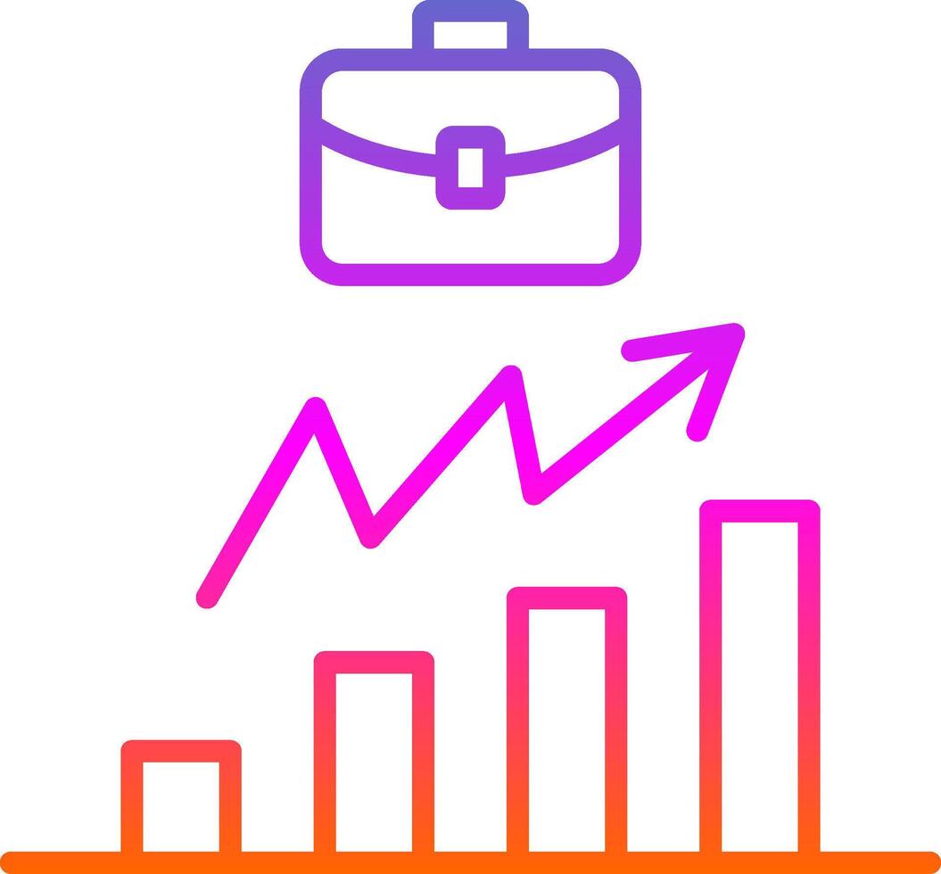Improvement Line Circle Sticker Icon vector