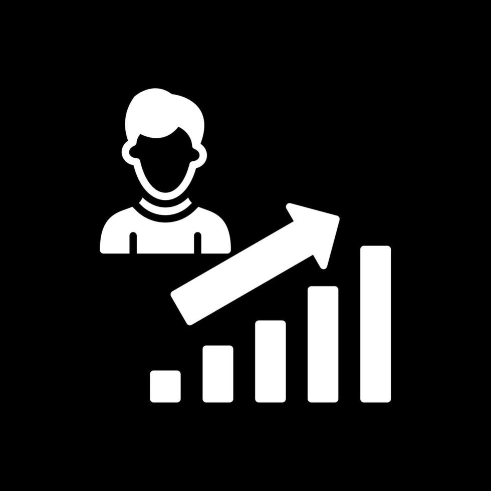 Configure Glyph Inverted Icon Design vector