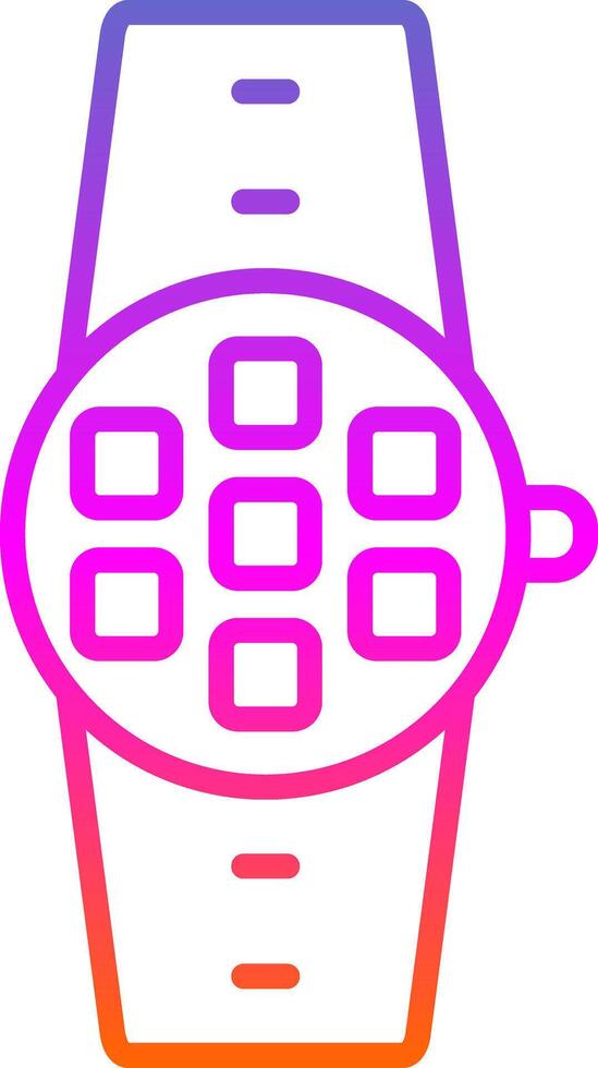 Apps Line Circle Sticker Icon vector