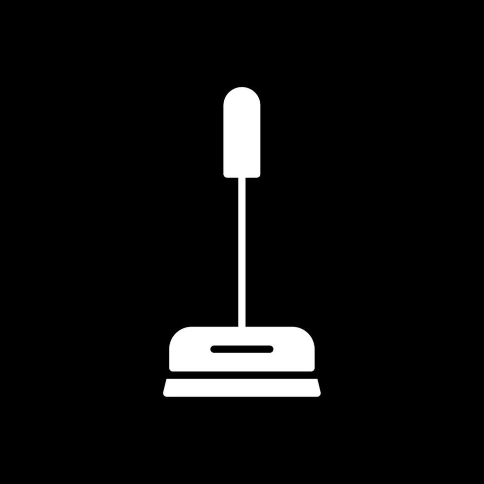 Cleaner Glyph Inverted Icon Design vector