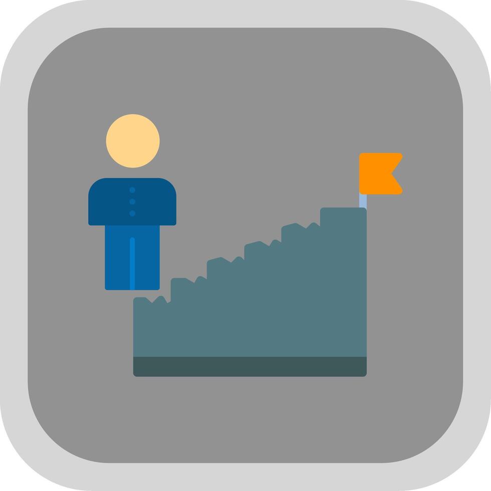 Career LadderLine Circle Icon Design vector
