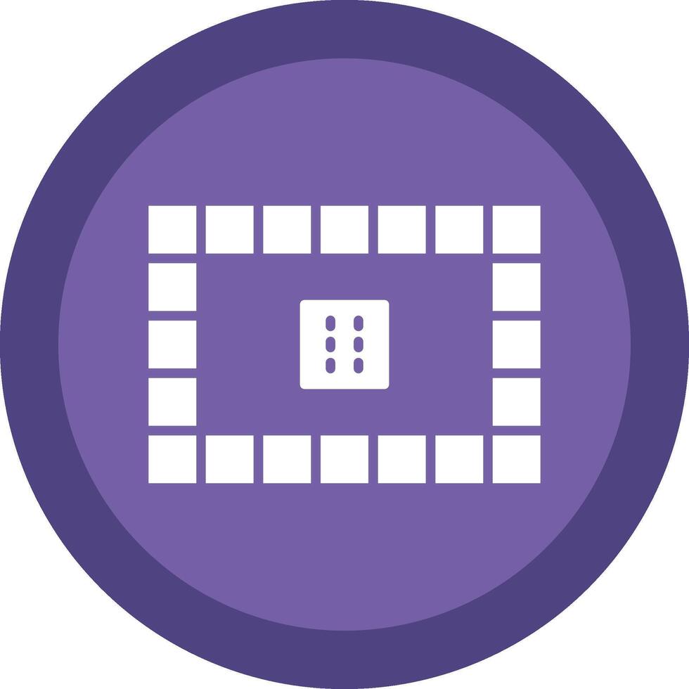 Board Games Line Shadow Circle Icon Design vector