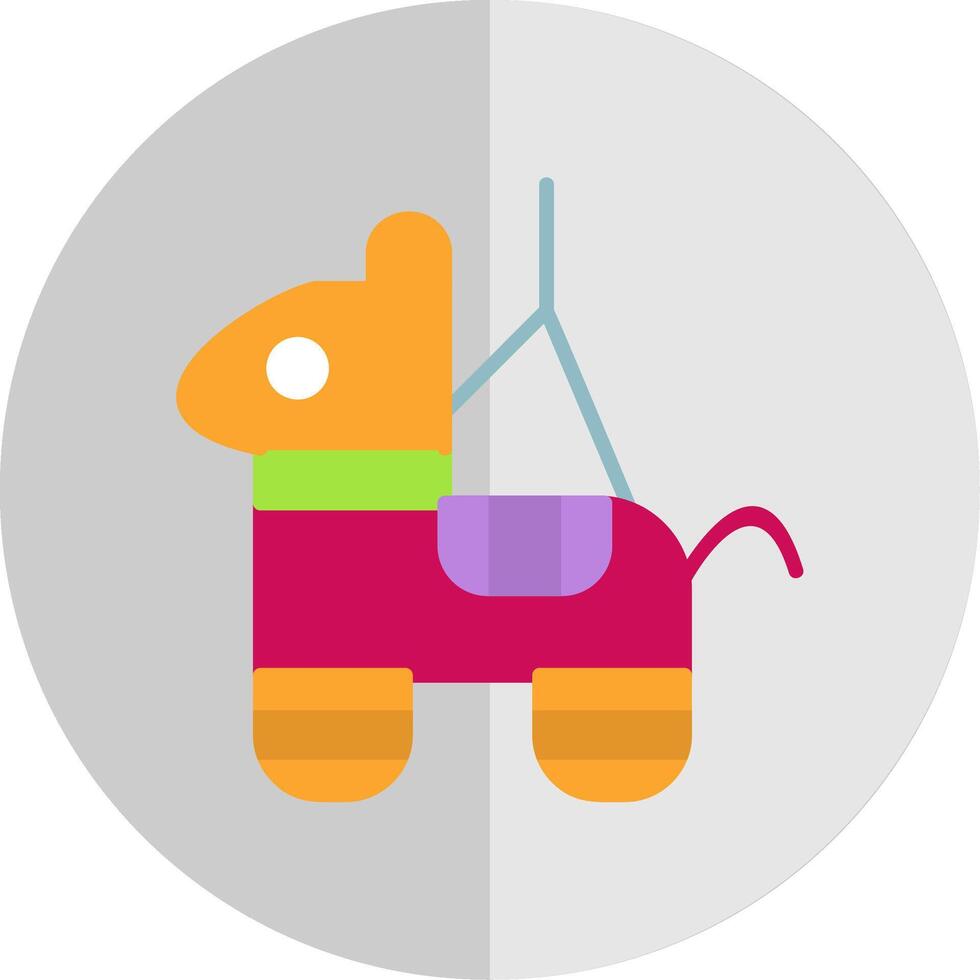 Pinata Flat Scale Icon Design vector