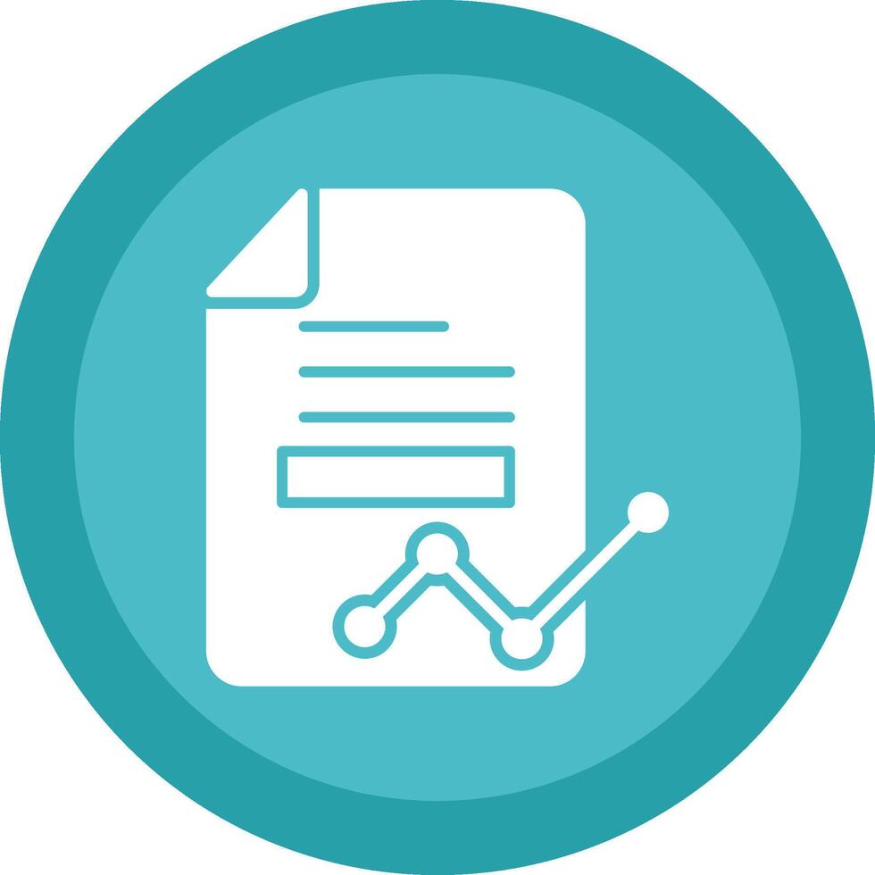 Data Report Glyph Due Circle Icon Design vector