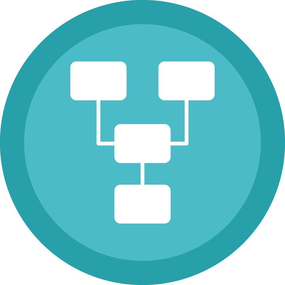 Organize Line Shadow Circle Icon Design vector