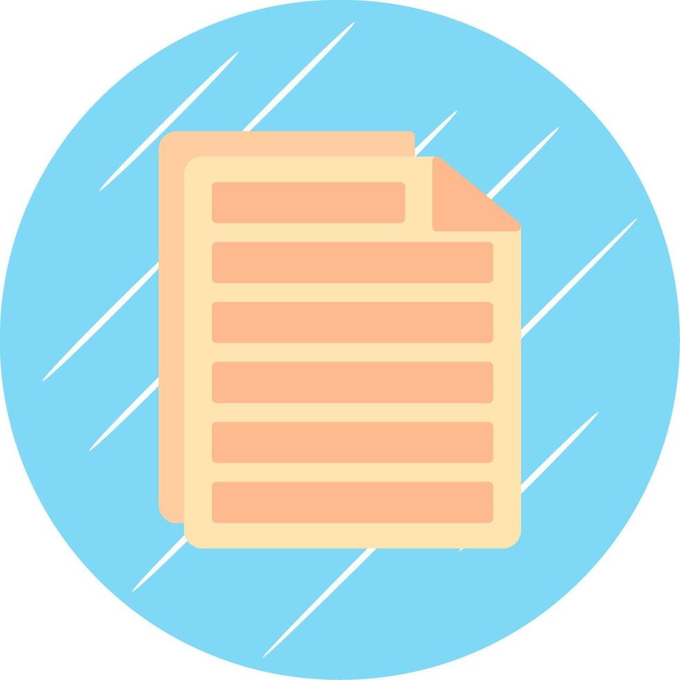 File Flat Circle Icon Design vector