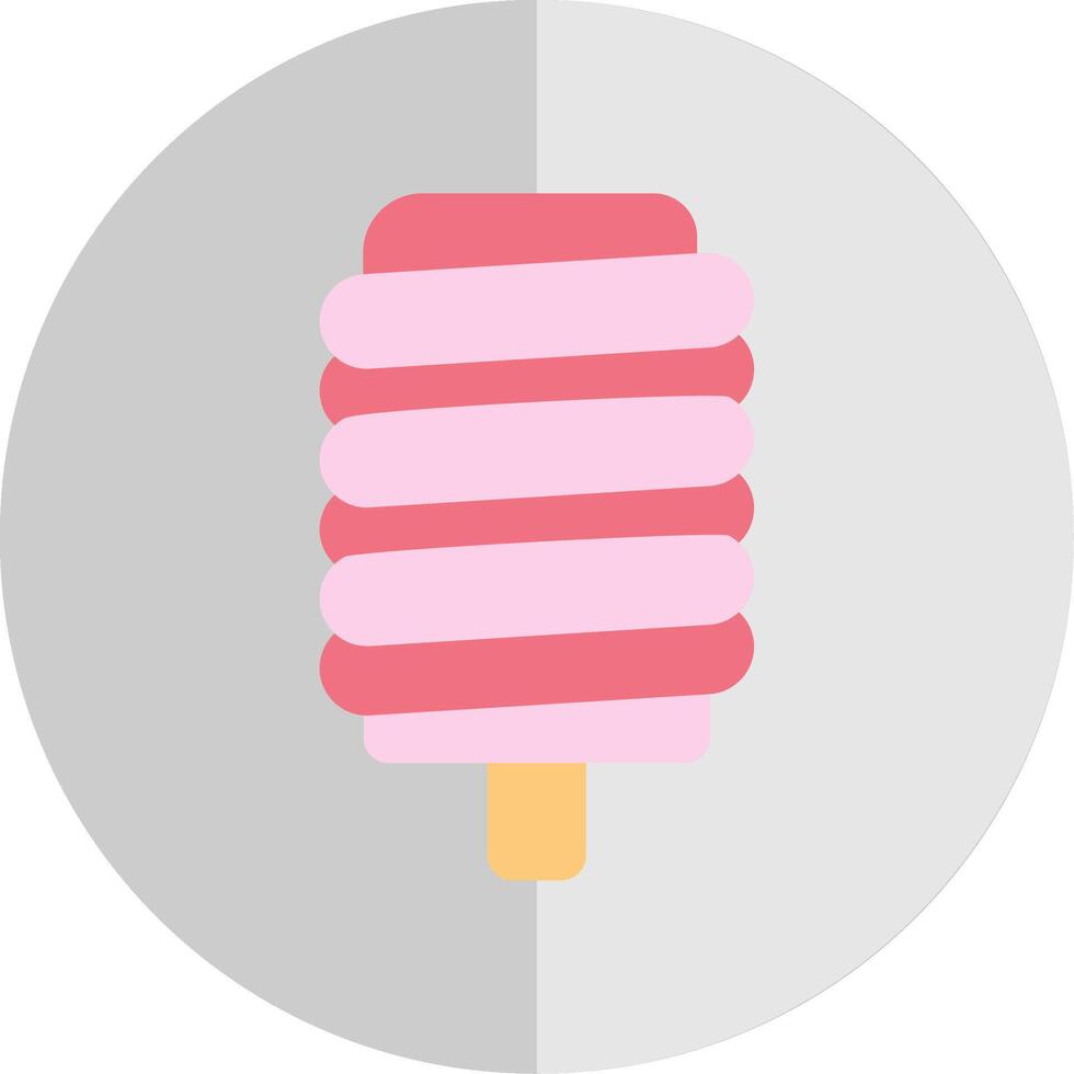 Ice Pop Flat Scale Icon Design vector