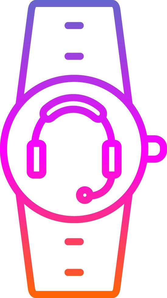 Music Line Circle Sticker Icon vector