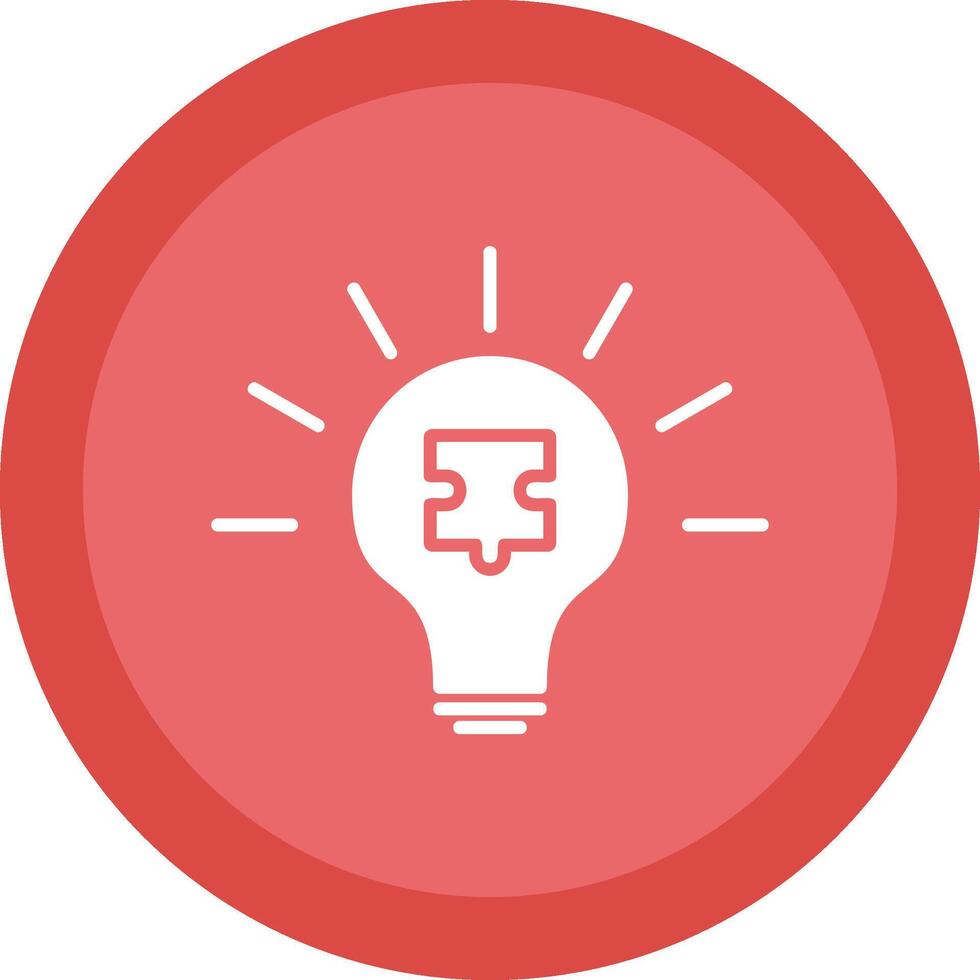 Solution Glyph Due Circle Icon Design vector
