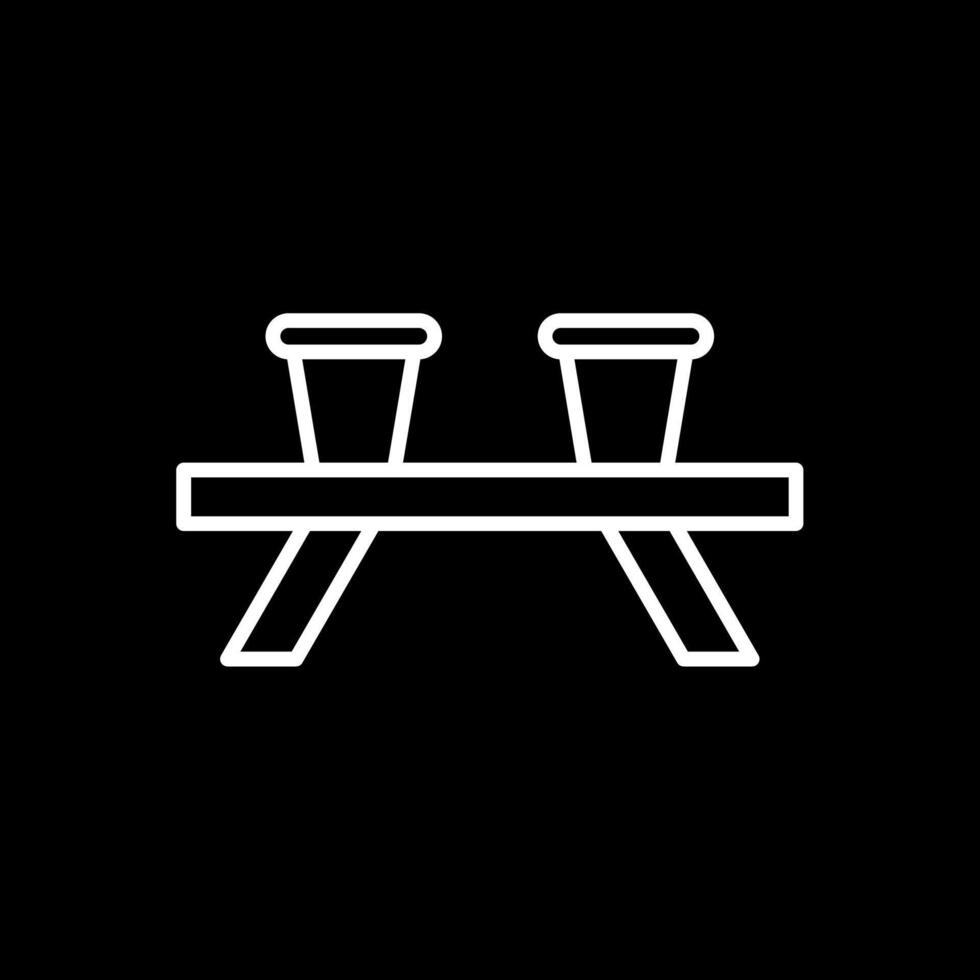Stencil Line Inverted Icon Design vector