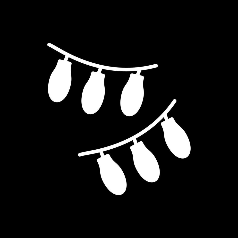 Lights Glyph Inverted Icon Design vector
