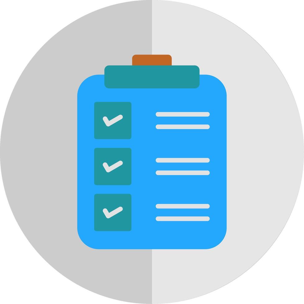 Check List Flat Scale Icon Design vector