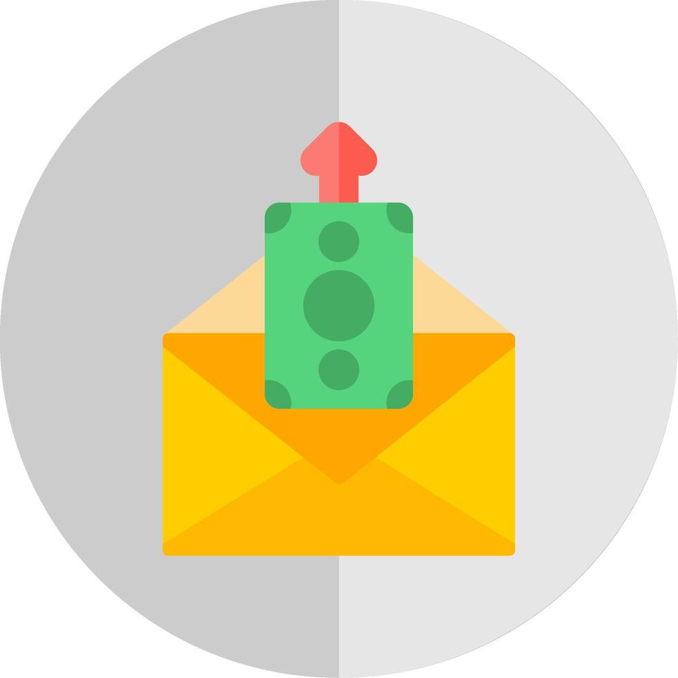 Wages Flat Scale Icon Design vector