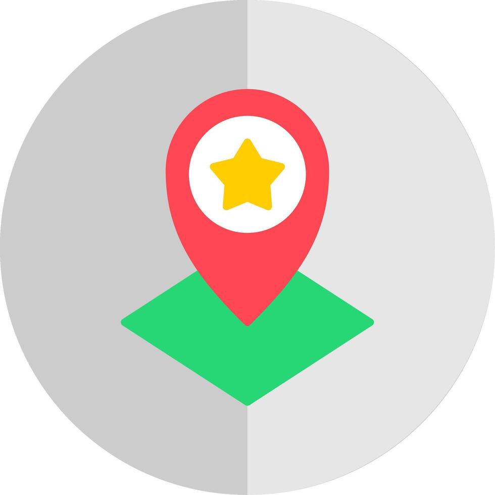 Map Location Flat Scale Icon Design vector