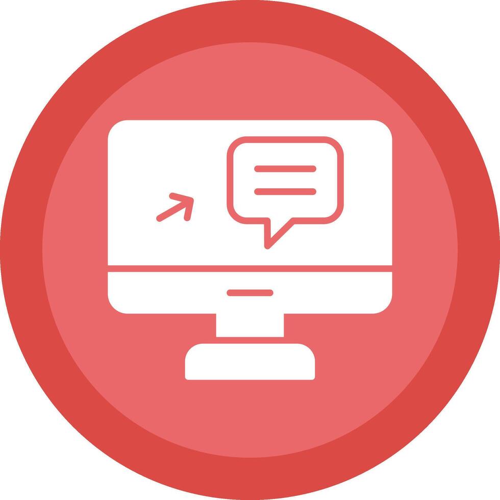 Ecommerce Glyph Due Circle Icon Design vector