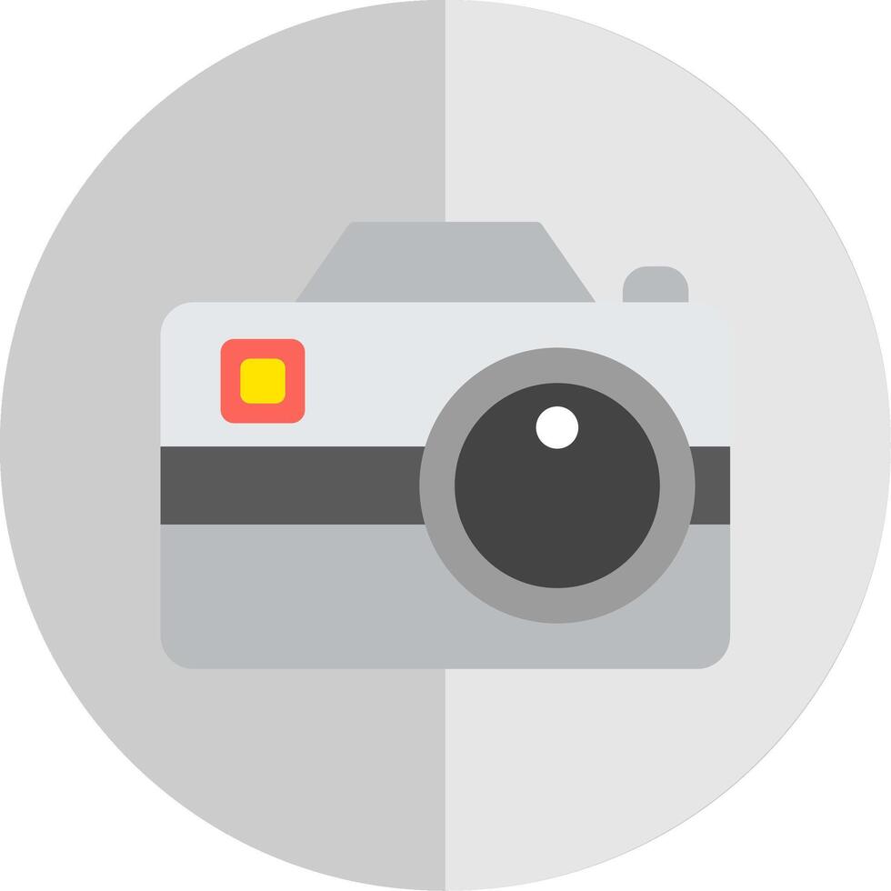 Photography Flat Scale Icon Design vector