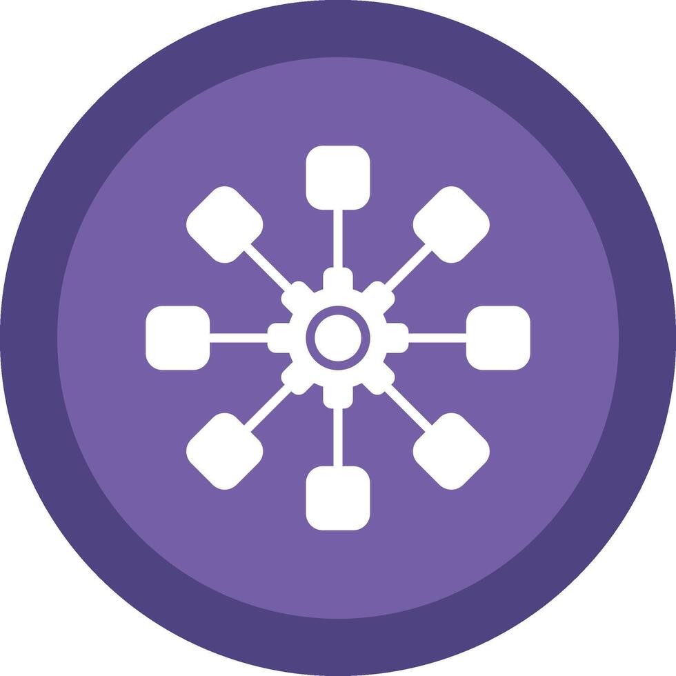 Structure Line Shadow Circle Icon Design vector