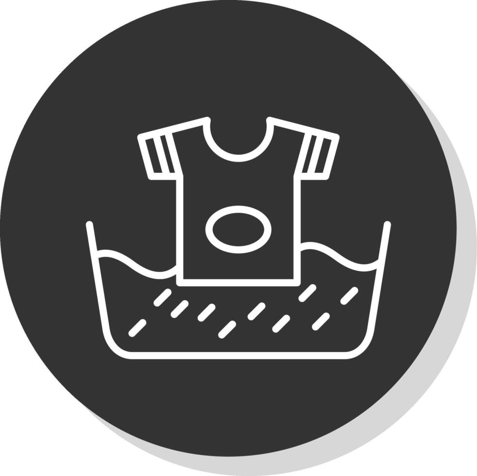 Wash Glyph Due Circle Icon Design vector