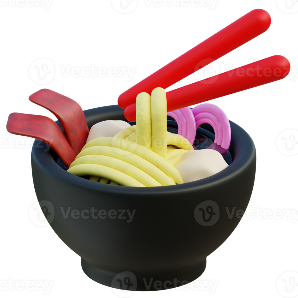 Ramen 3D Icon png