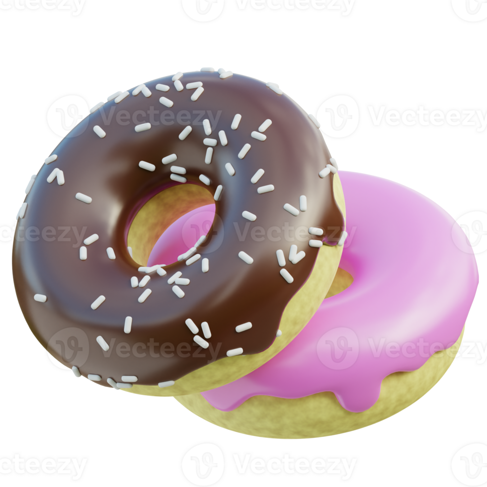 Donut 3D Icon png
