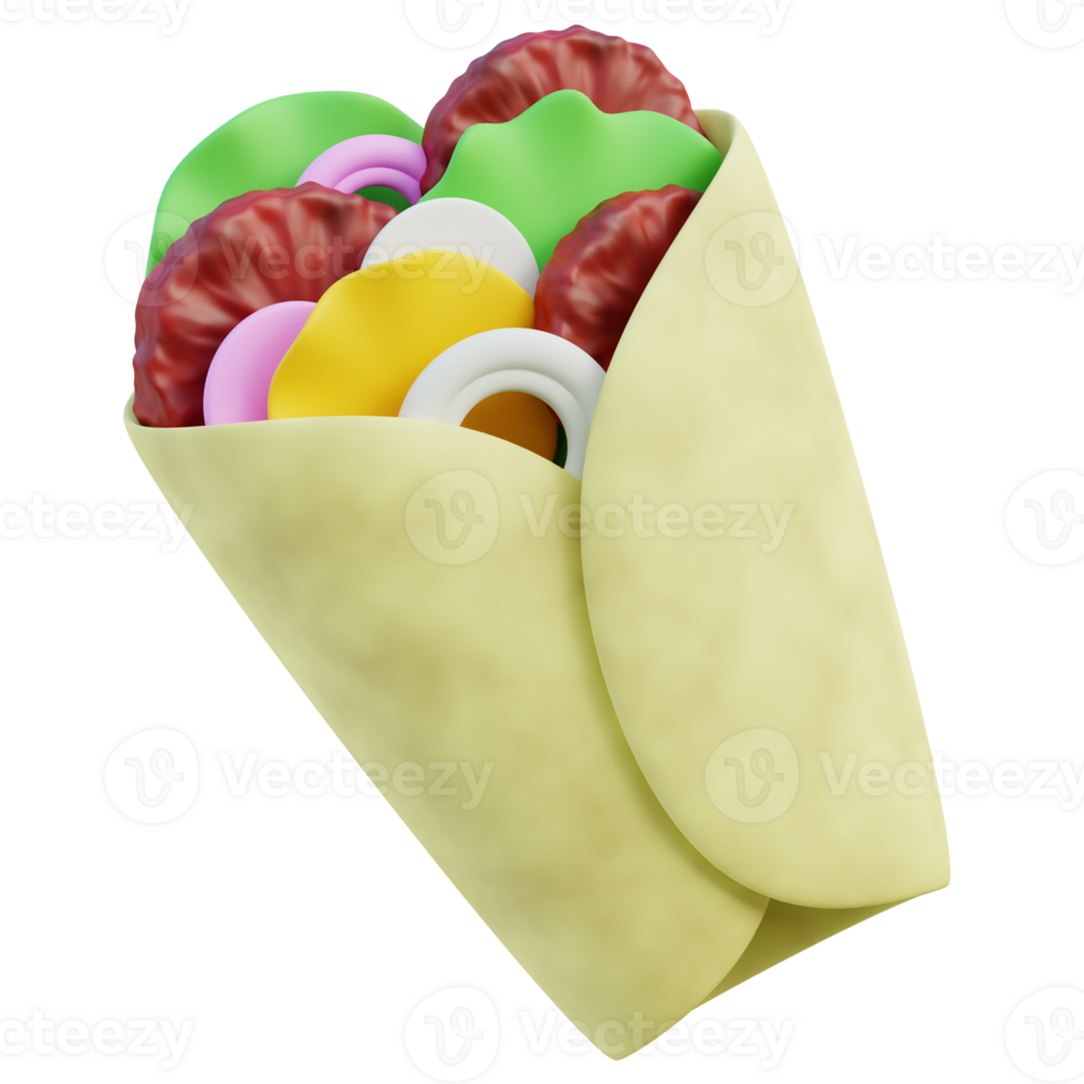 brocheta 3d icono png