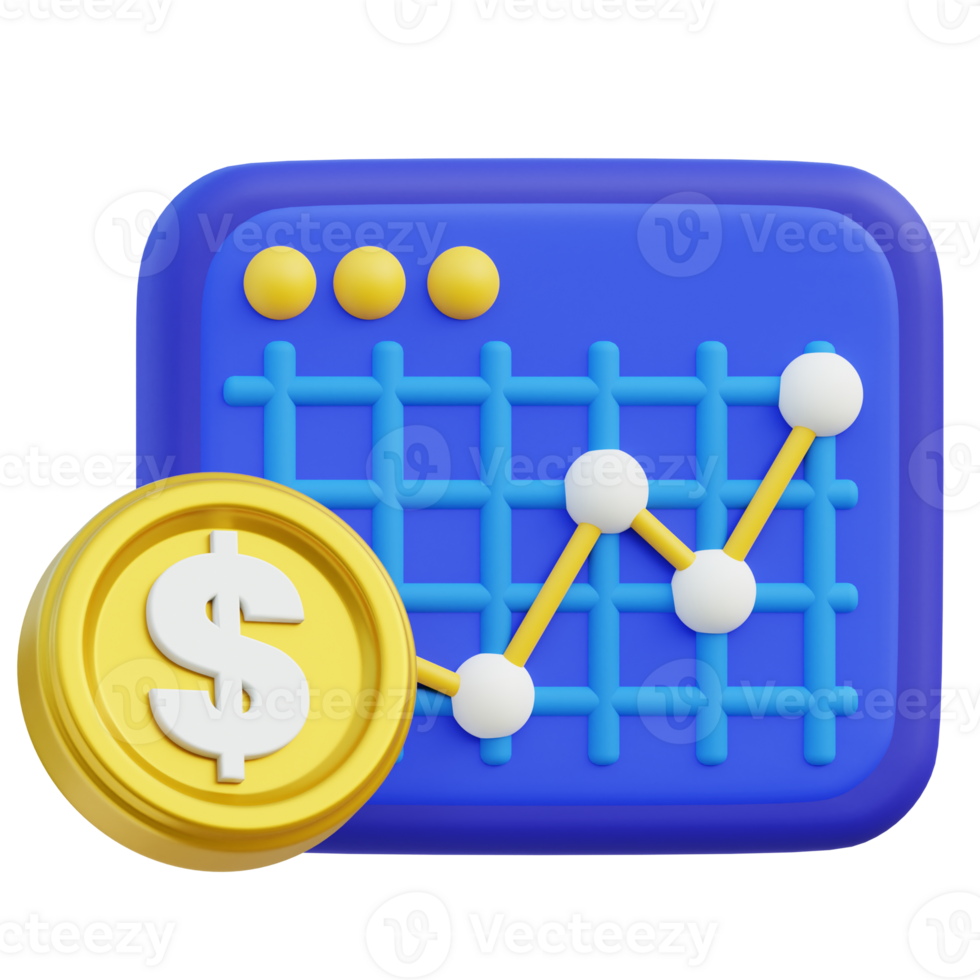 Stocks 3d icon png