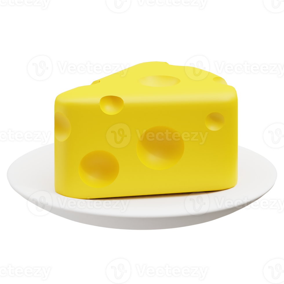 Cheese 3d icon png