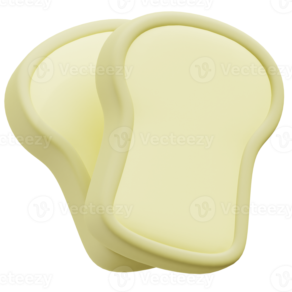 Bread 3d icon png