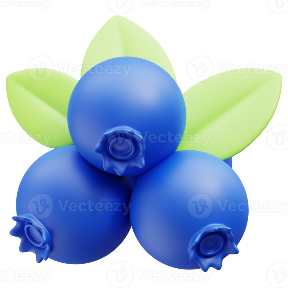 Wild Blueberry 3d icon png