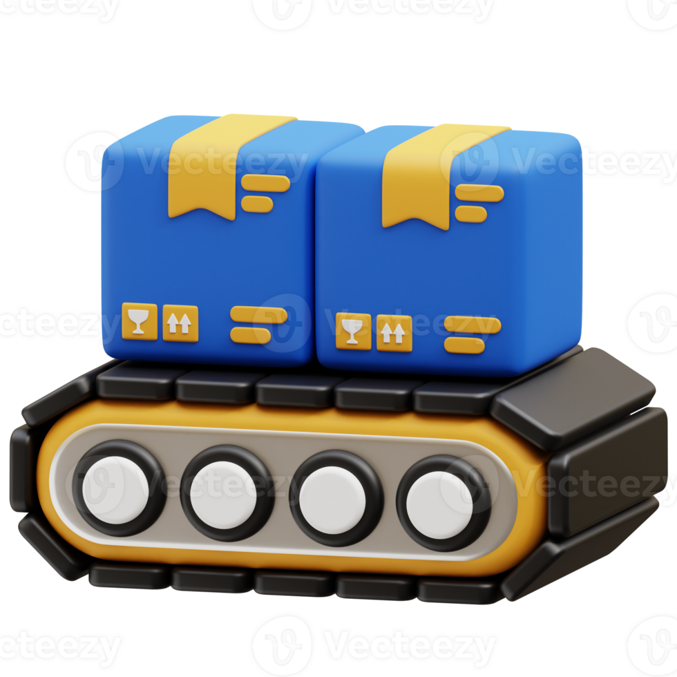 Package Sorting 3d icon png
