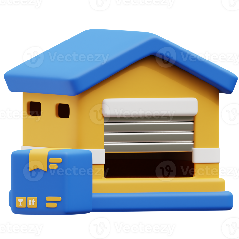 Warehouse 3d icon png
