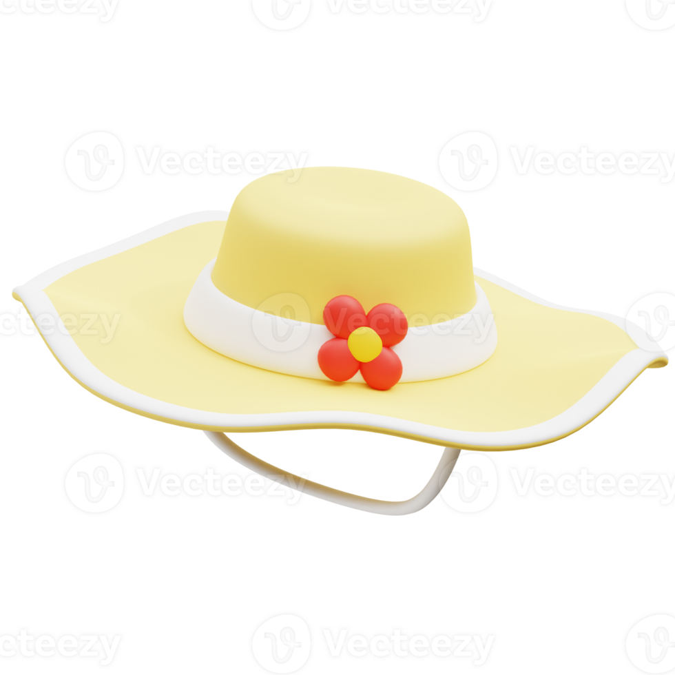 pamela sombrero 3d icono png
