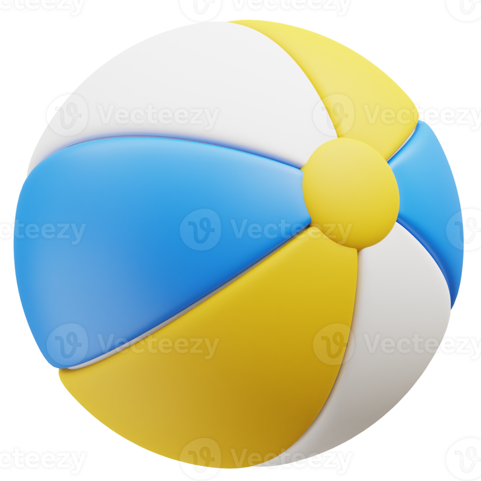 Beach Ball 3d icon png