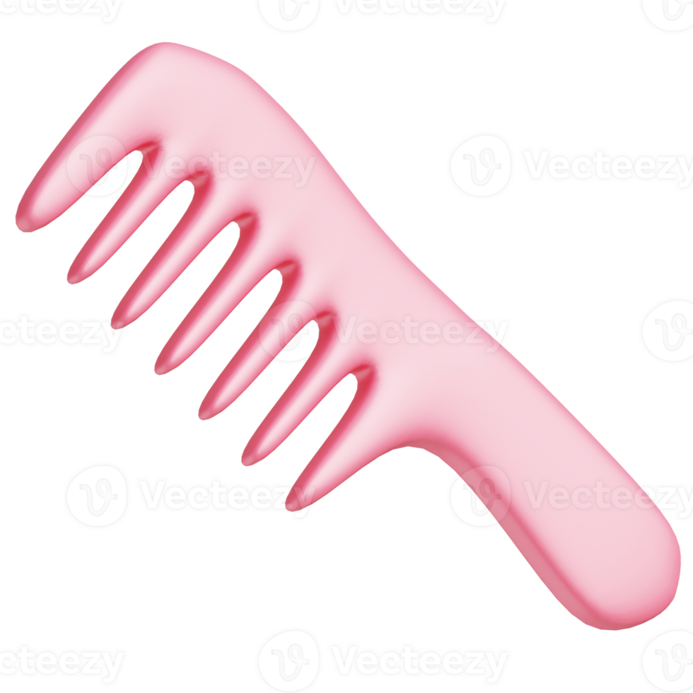 Hair Comb 3d icon png