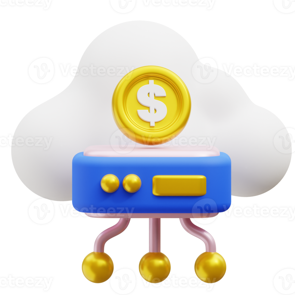 Cloud 3d icon png