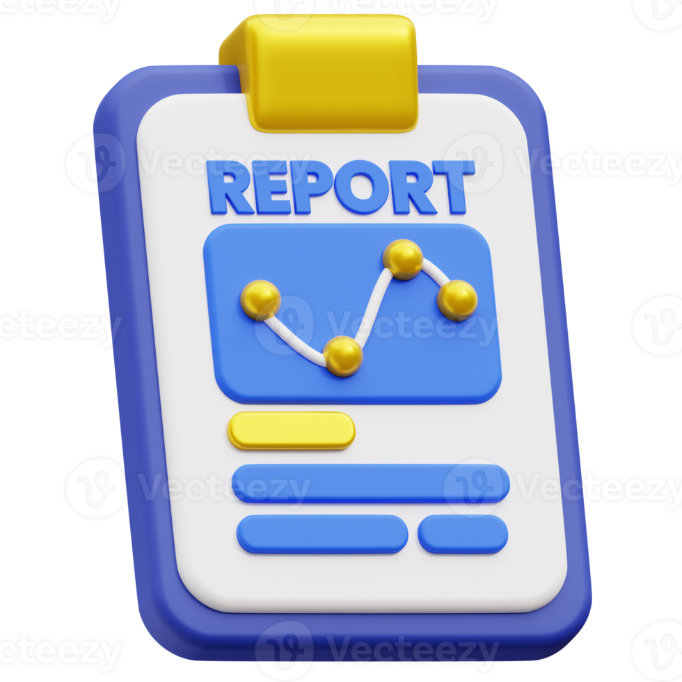 Report 3d icon png