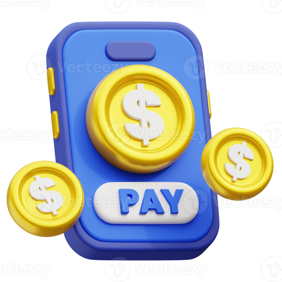 Pay 3d icon png