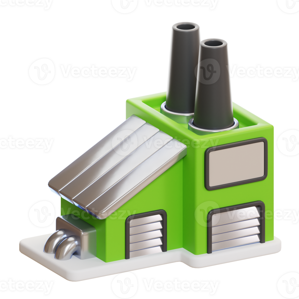 Eco Factory 3d icon png