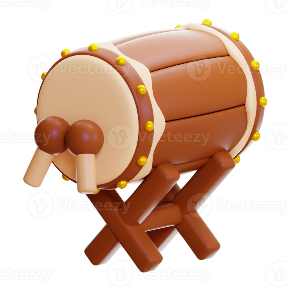 Bedug Drum 3d icon png